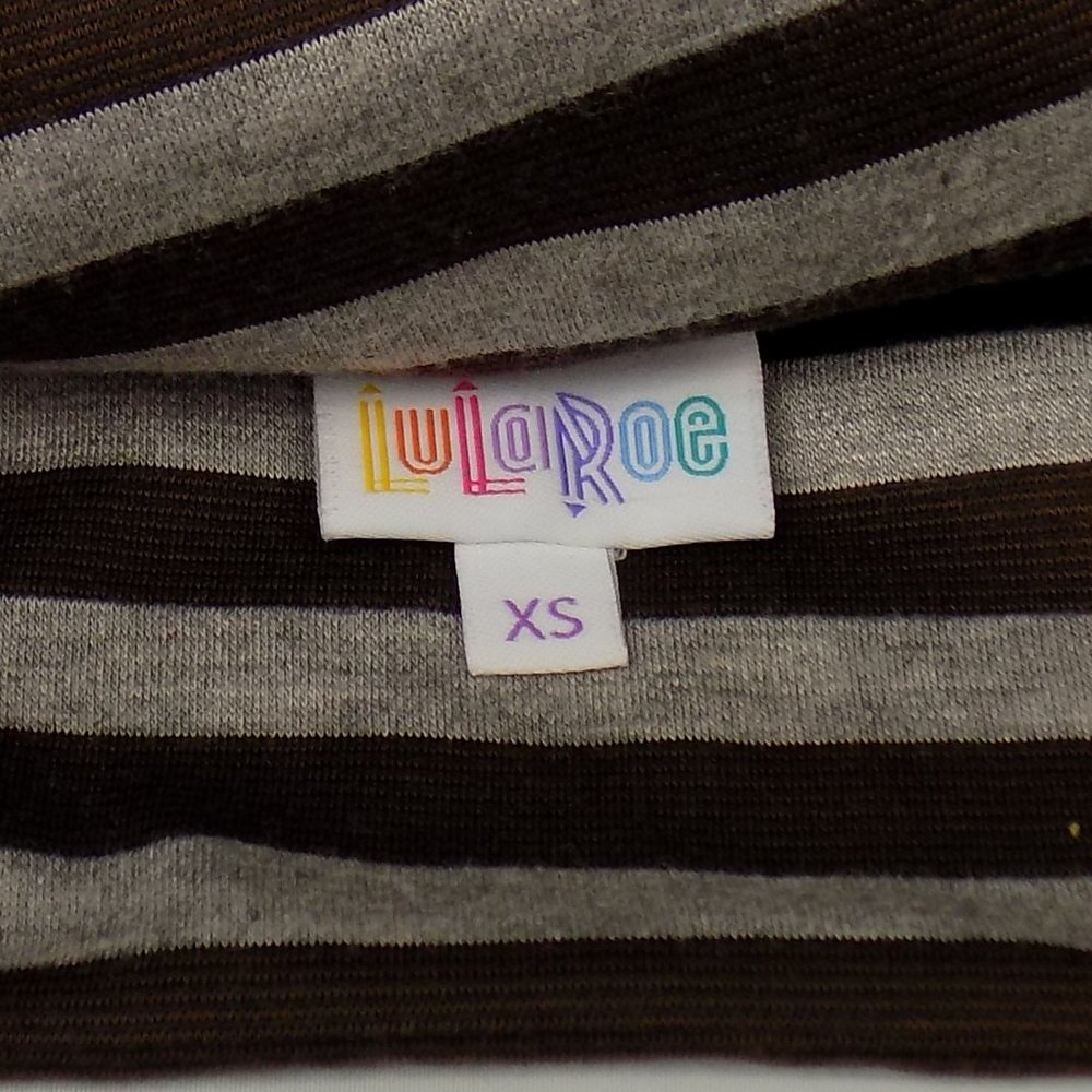 LuLaRoe Cassie Striped Pencil Skirt Size XS NWT - Picture 5 of 8
